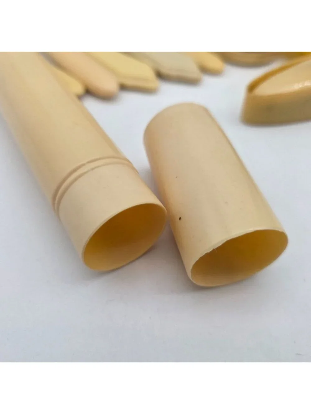 Vintage Ivory Celluloid Manicure Grooming Set Brush Tools 8-Piece Lyra Lin Dubar - Picture 7 of 11